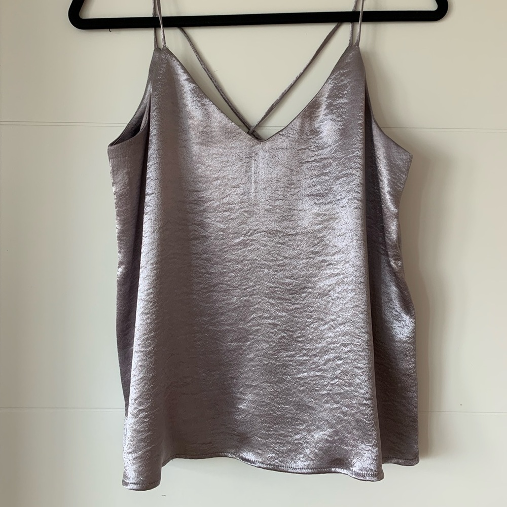 H&M Shiny Purple Camisole